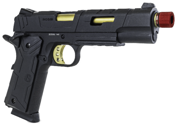 ROSSI 1911 RODWINGS GOLD GREEN GAS BLOWBACK 6MM - Imagem 2