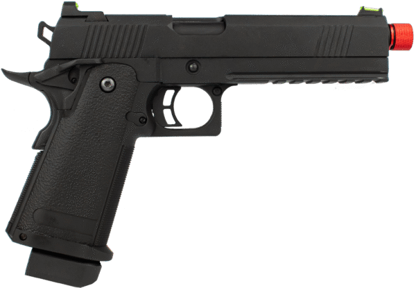 ROSSI 1911 BLACK DEVIL 5.1 GREEN GAS BLOWBACK 6MM - Imagem 4