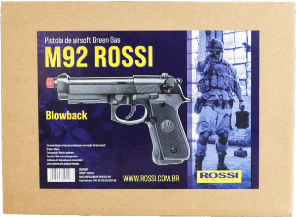 ROSSI M92 GBB GREEN GAS 6MM - Imagem 9