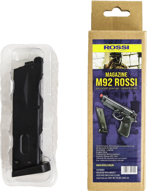 ROSSI M92 GREEN GAS 6MM - Imagem 7