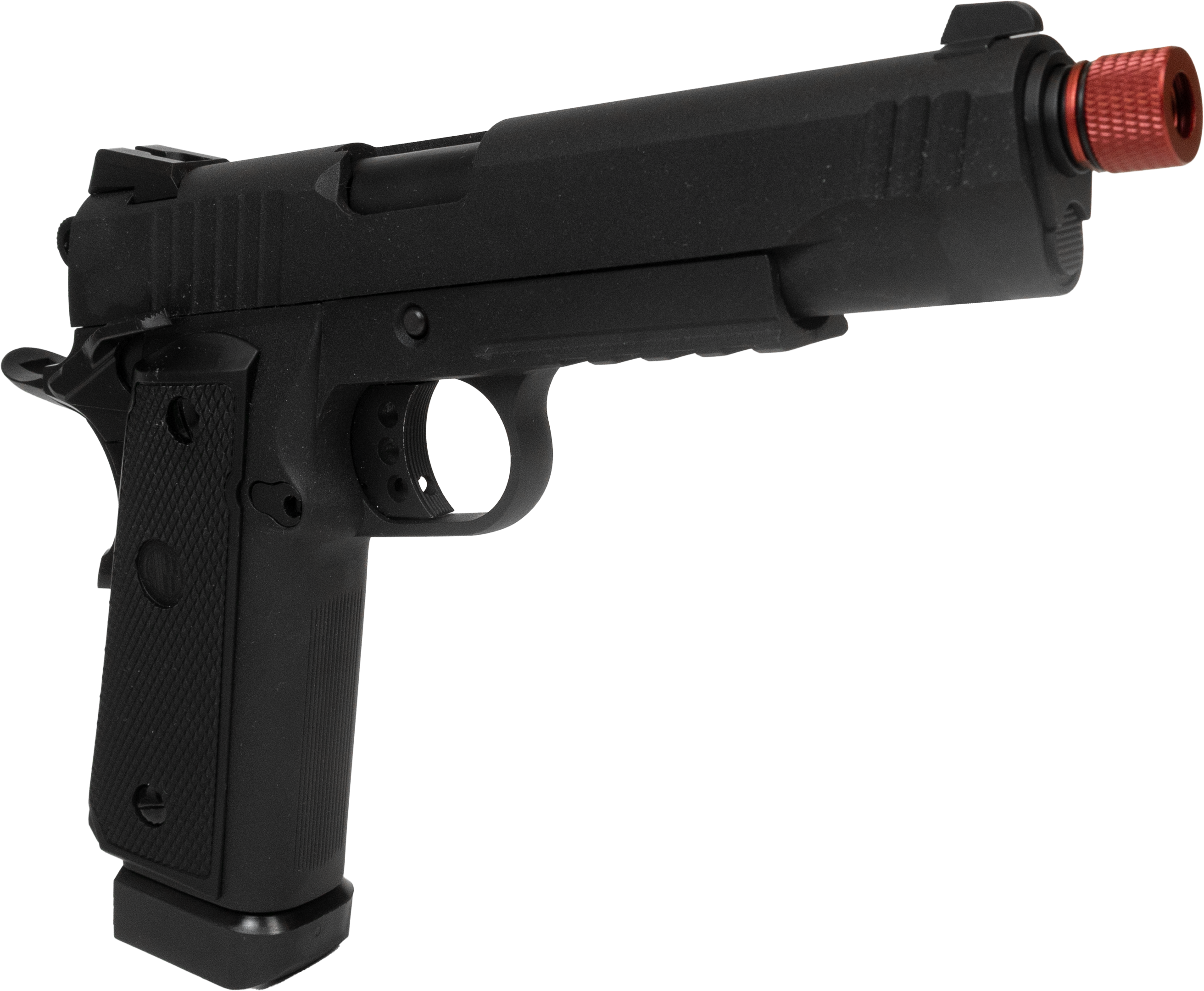 ROSSI 1911 HI-CAP BLACK OPS GREEN GAS BLOWBACK 6MM