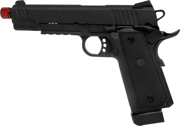 ROSSI 1911 HI-CAP BLACK OPS GREEN GAS BLOWBACK 6MM - Imagem 4