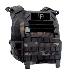 Colete Tático Modular PLATE CARRIER JPS M2 MULTICAM BLACK
