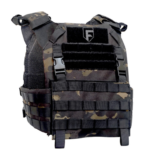 Colete Tático Modular PLATE CARRIER JPS M2 MULTICAM BLACK