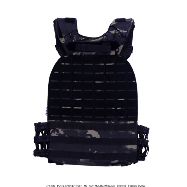 Colete Tático Modular PLATE CARRIER VEST M3 MULTICAM BLACK