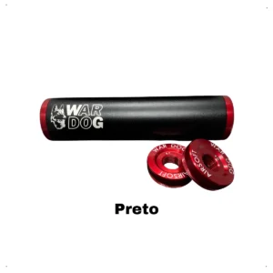Supressor Airsoft AEG 38x150mm Rosca Esq+Dir
