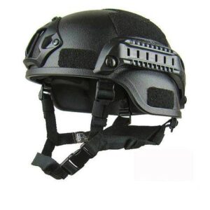 Capacete Tático Militar Airsoft c/ Proteção Orelha - Preto