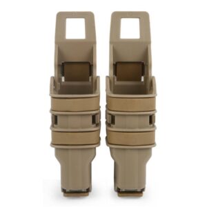 Porta Carregador Duplo Pistola Rígido Modular- Preto - TAN