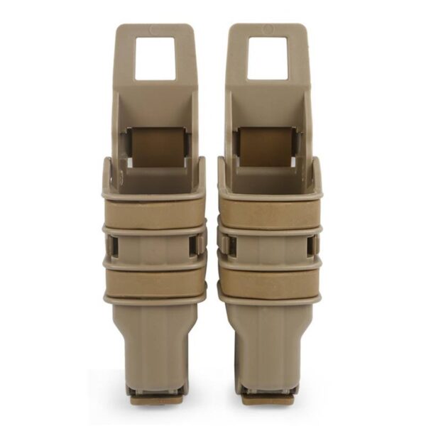 Porta Carregador Duplo Pistola Rígido Modular- Preto - TAN