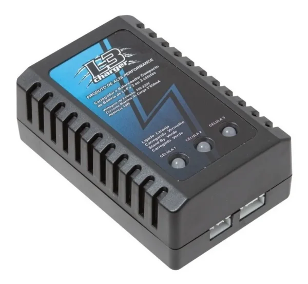 Carregador Balanceador L3 Lipo 2s 3s 110/220v Aero Airsoft - Imagem 5