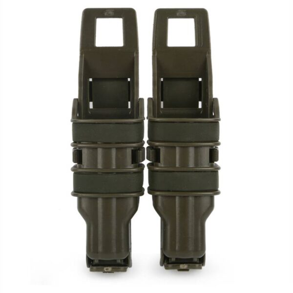 Porta Carregador Duplo Pistola Rígido Modular- Preto - VERDE
