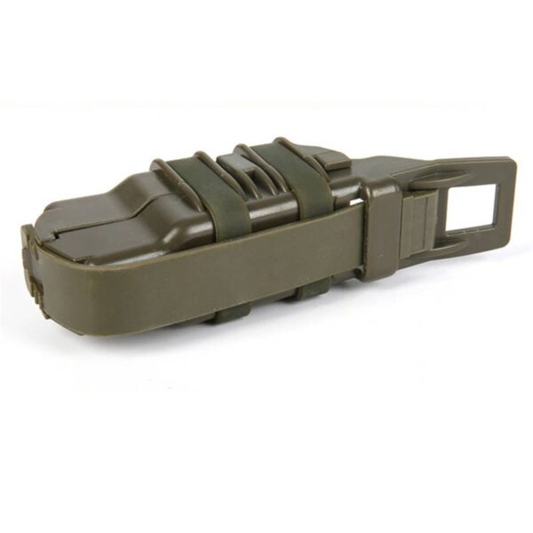 Porta Carregador Duplo Pistola Rígido Modular- Preto - VERDE - Imagem 3