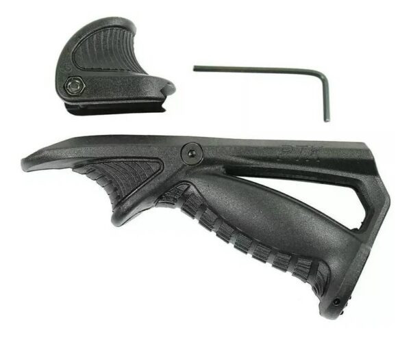 Front Grip Angular Modelo PTK c/ Apoio Polegar - PRETO - Imagem 4