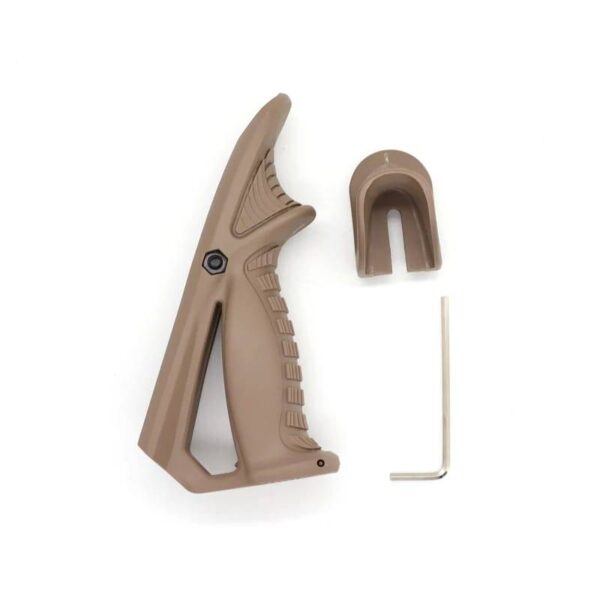 Front Grip Angular Modelo PTK c/ Apoio Polegar - TAN - Imagem 4