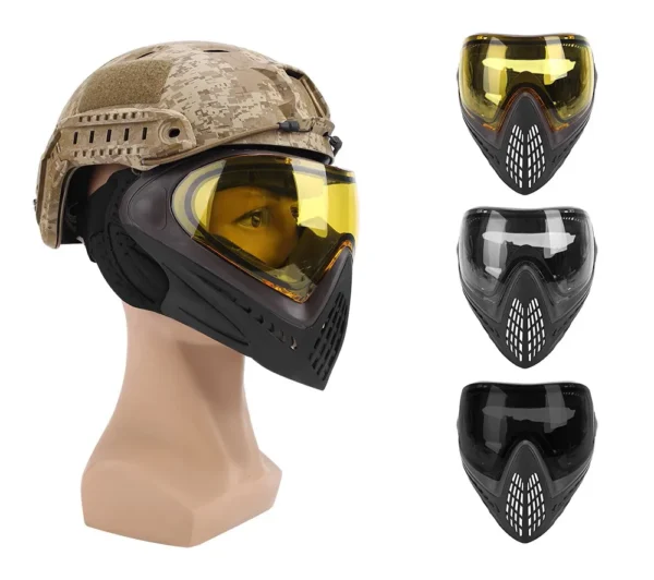 Máscara de Airsoft FMA Full Face - LENTE ESPELHADA - Imagem 3