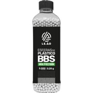 Esfera Airsoft BBs Leão 0.28g 6mm pote com 5000 bolinhas